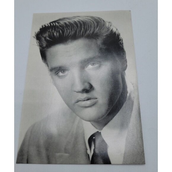 ELVIS Presley POST CARD B&W Love Me Tender Movie 20th Century Fox 4" x 6" - Picture 1 of 5